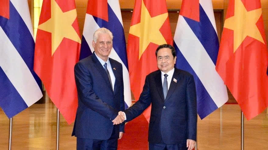 Top legislator reaffirms Vietnam’s strong support for Cuba’s revolutionary cause